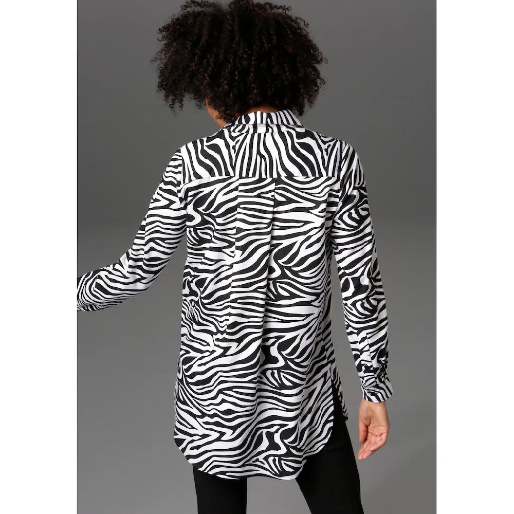 Aniston CASUAL Longbluse im Zebra-Steifen-Look Sonderangebote