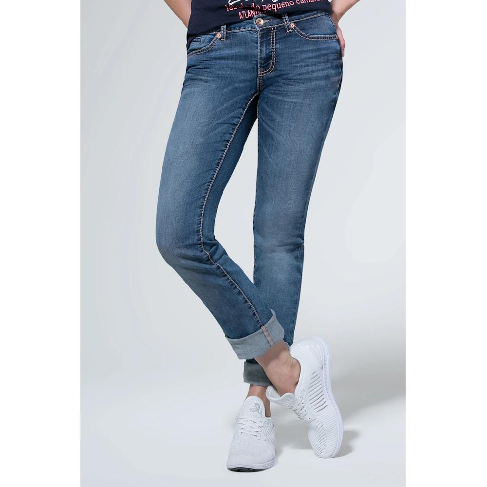SOCCX Regular-fit-Jeans mit Turn-Up Saum Letzte 3 Tage