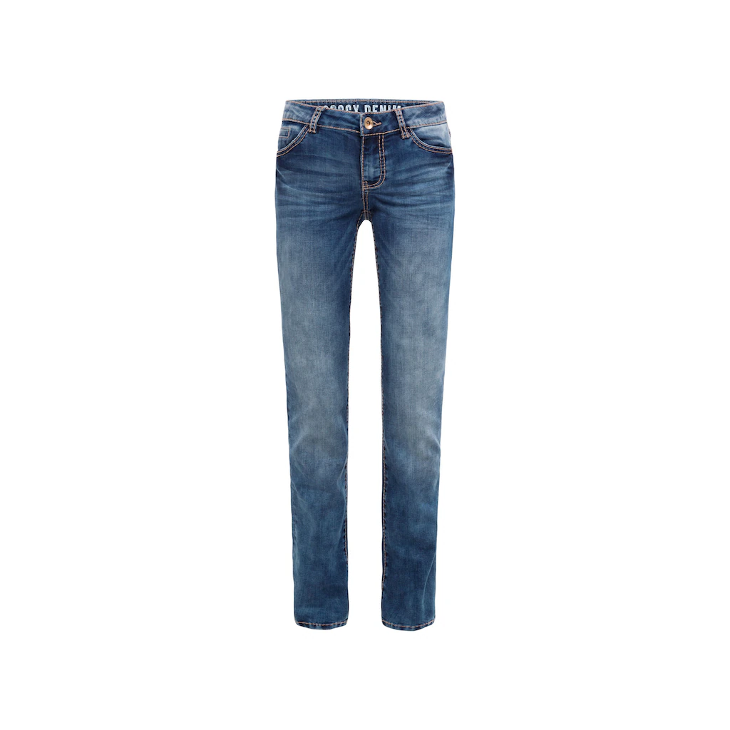 SOCCX Regular-fit-Jeans mit Turn-Up Saum Letzte 3 Tage