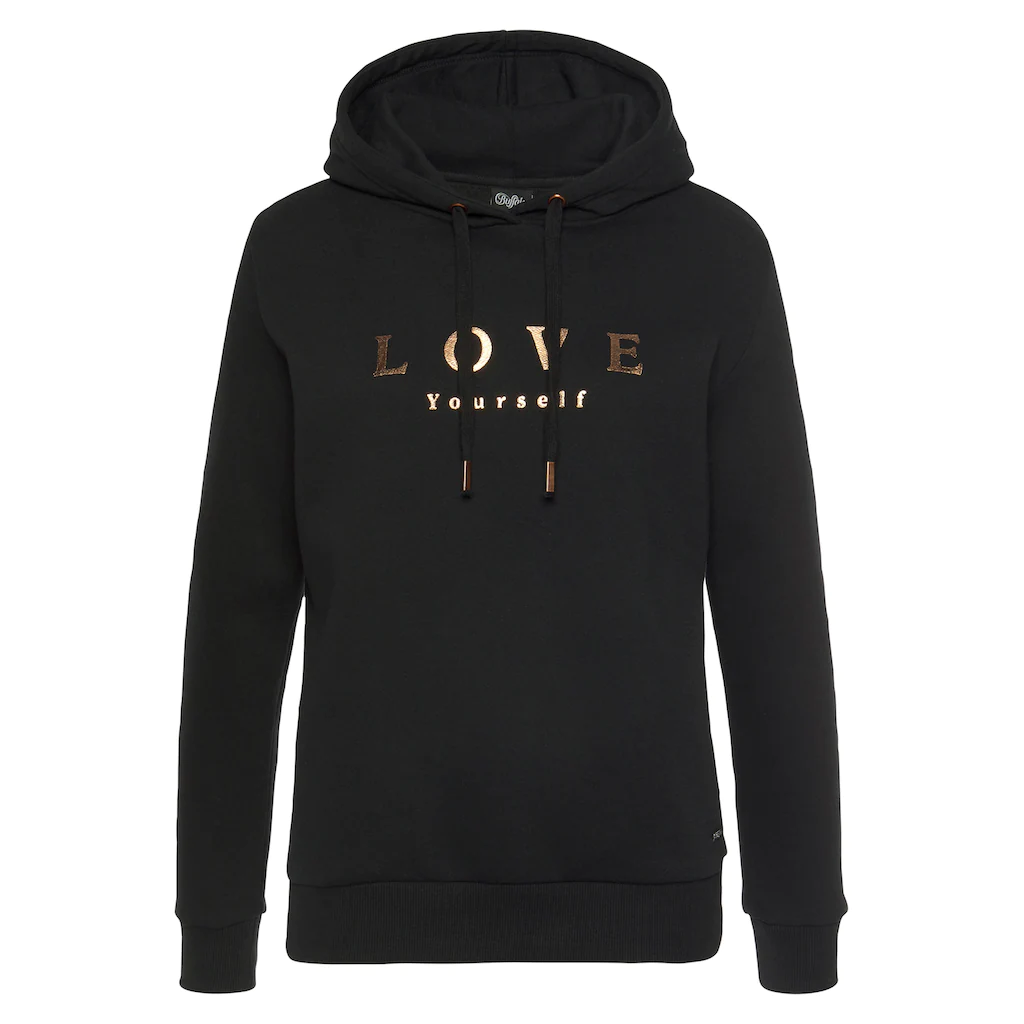 Buffalo Kapuzensweatshirt mit überschnittenen Schultern Loungewear Loungeanzug Neueste Stile