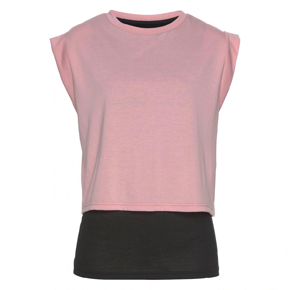 LASCANA ACTIVE 2-in-1-Shirt »Tropical« in Lagenoptik 50% Rabatt mit kostenlosem Versand