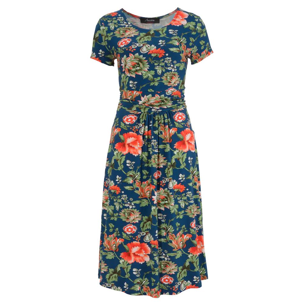Aniston CASUAL Sommerkleid mit farbenfrohem Blumendruck Clearance-Verkauf