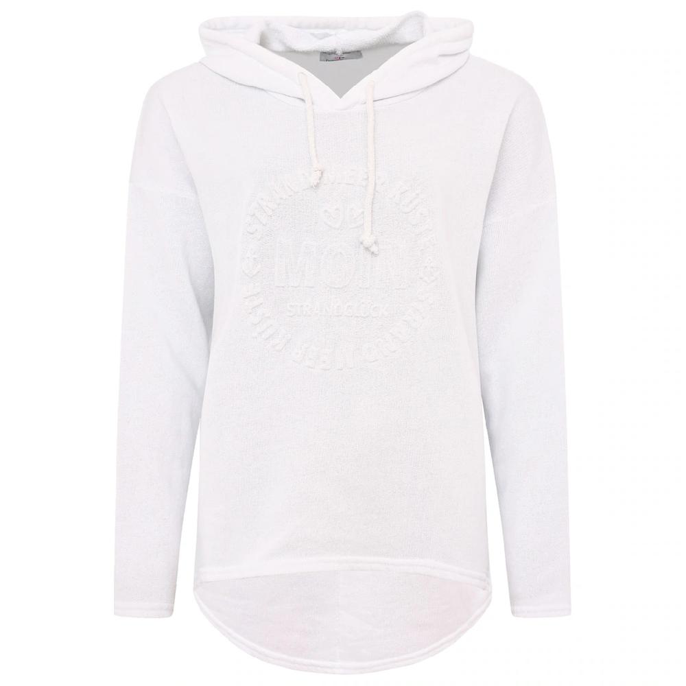 Zwillingsherz Hoodie »"Moin"« mit Kapuze und Stempeldruck Kostenloser Versand international