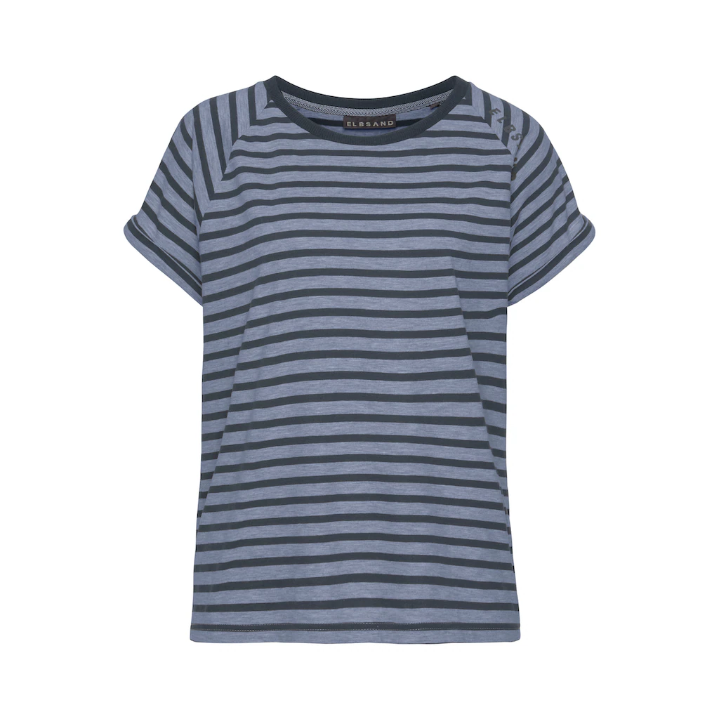 Elbsand Kurzarmshirt »Caira« mit Streifen T-Shirt aus Baumwoll-Mix sportlich und bequem Rabatte dieses Monats