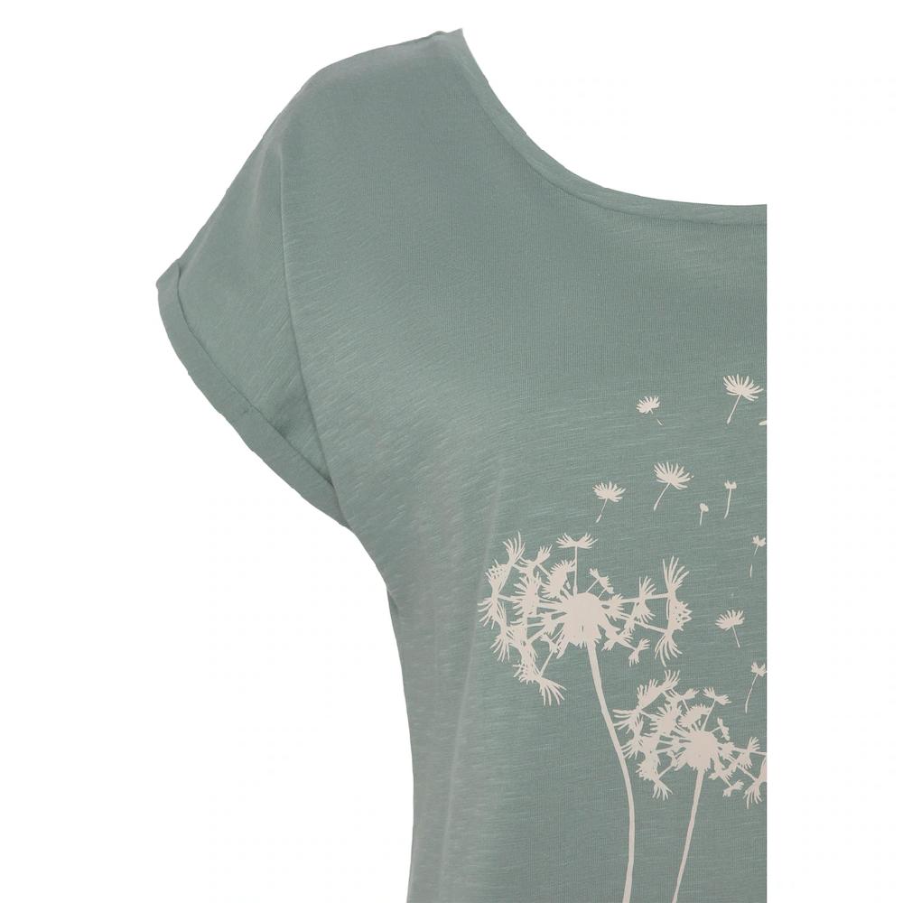 Vivance T-Shirt »mit Frontdruck "Pusteblume"« aus weicher Baumwoll-Qualität Fabrikpreis