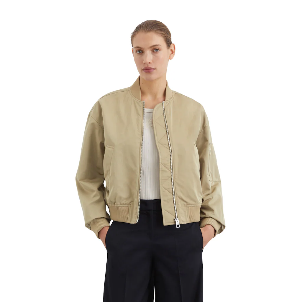 Marc O'Polo Outdoorjacke »aus recyceltem Polyester-Twill« ohne Kapuze