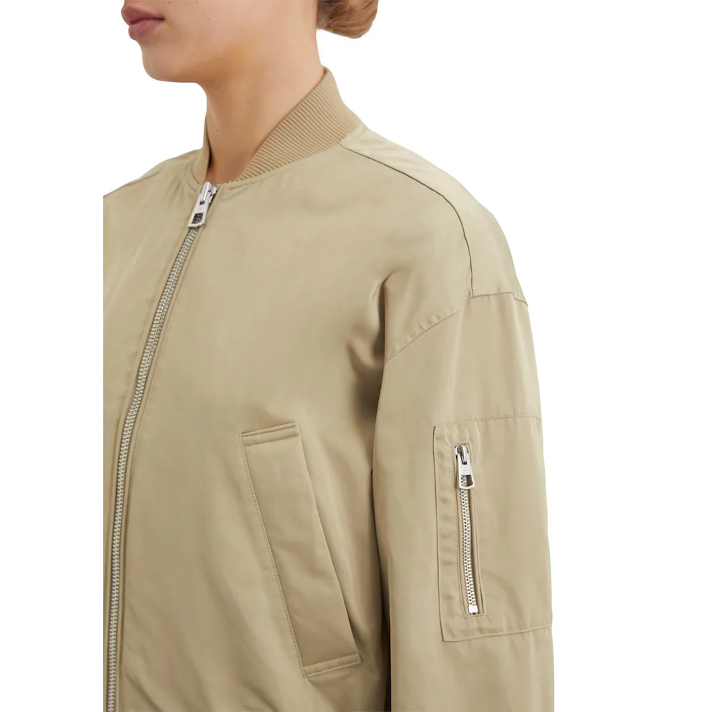 Marc O'Polo Outdoorjacke »aus recyceltem Polyester-Twill« ohne Kapuze Günstig kaufen