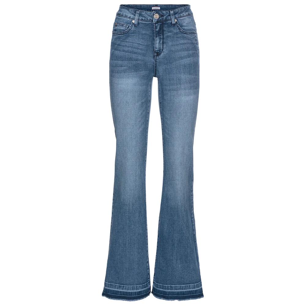 KangaROOS Weite Jeans Flare Weite Jeans High Waist Online Shopping