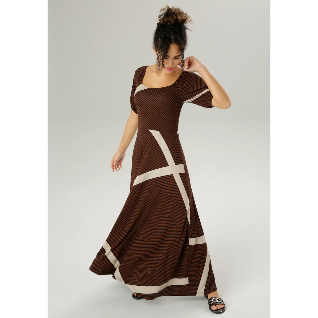 Aniston SELECTED Sommerkleid mit verlängertem Halbarm Weihnachtsangebot