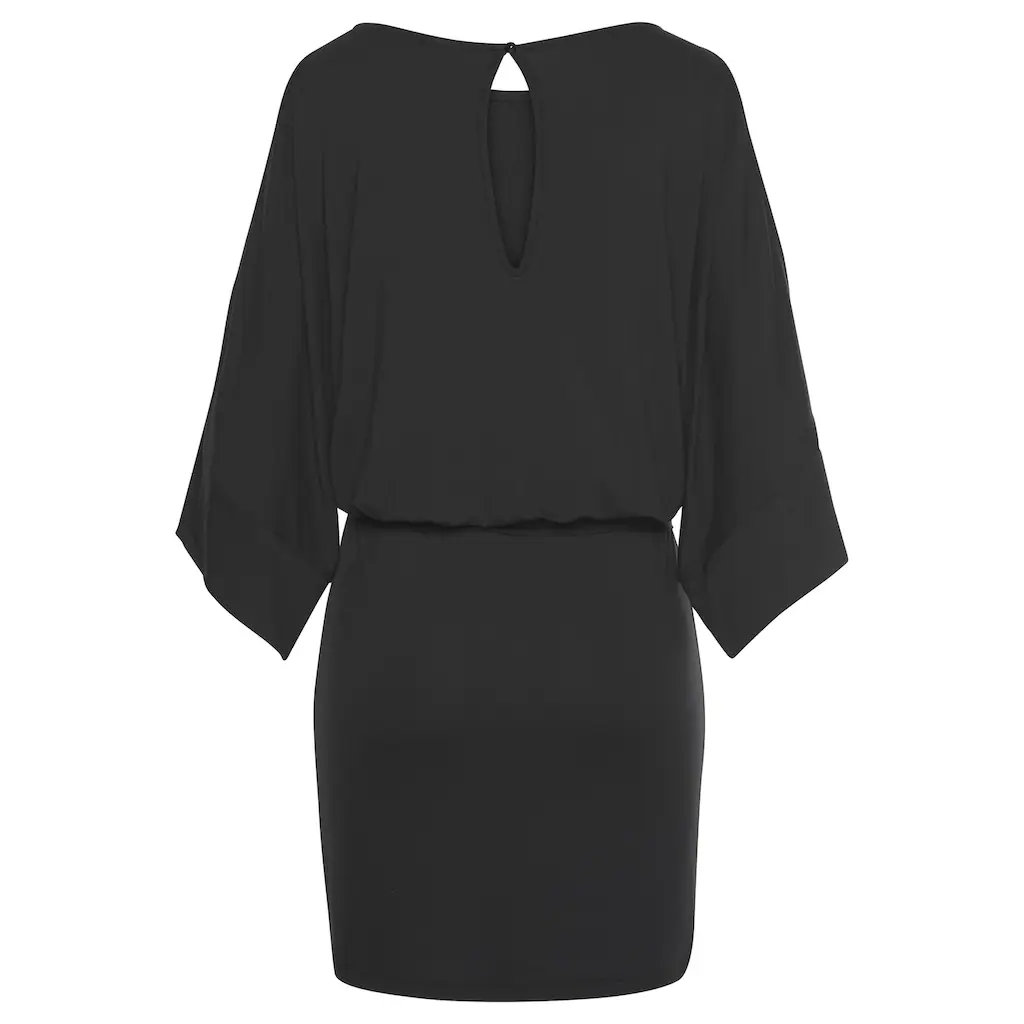 Buffalo Jerseykleid (mit Bindeband) mit Ärmelschlitzen sommerlich elegant Blitzangebot