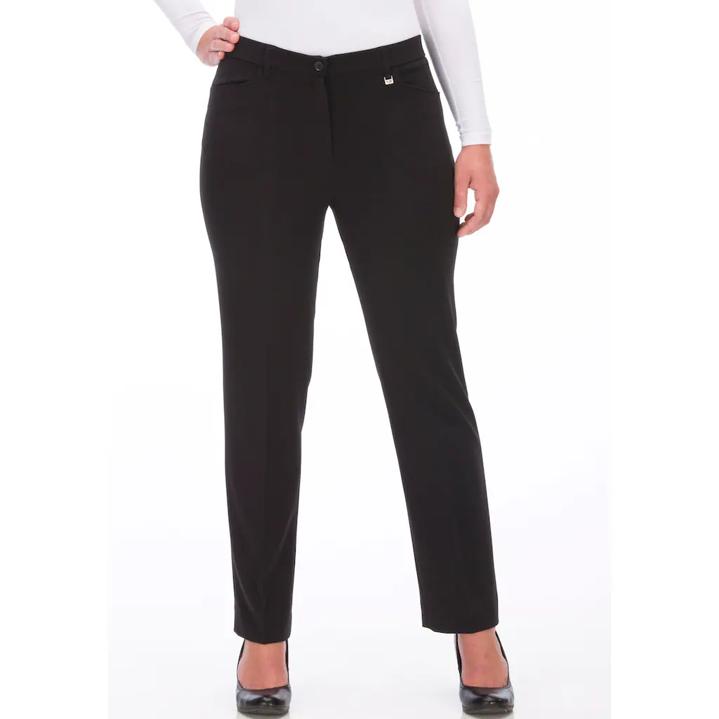 KjBRAND Stoffhose »Hose Bea in Bi-Stretch Kammgarnoptik mit Bügelfalte« ideal für kräftige Oberschenkel Räumungsverkauf
