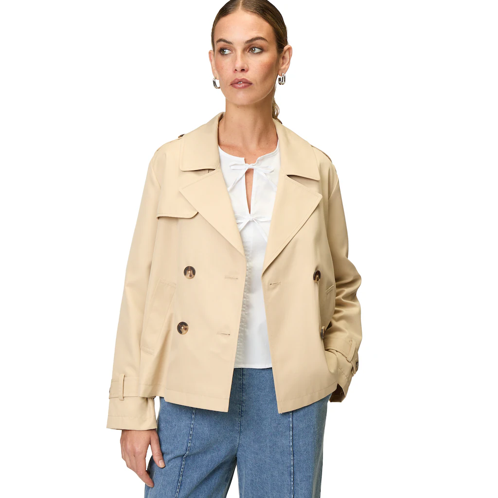 Zero Langjacke »zero Trenchjacke zweireihig mit Reverskragen« Sonderangebote