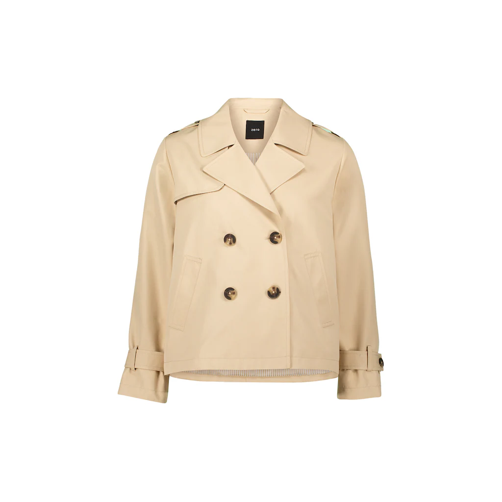 Zero Langjacke »zero Trenchjacke zweireihig mit Reverskragen« Sonderangebote