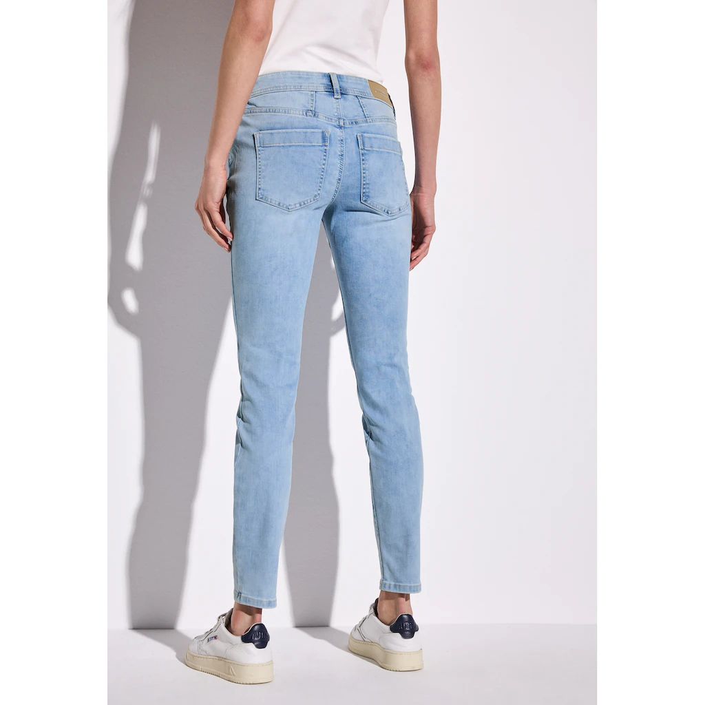STREET ONE Slim-fit-Jeans aus Baumwolle mit Stretchanteil Letzte 3 Tage