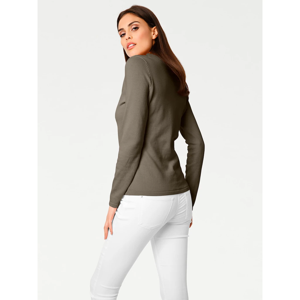 heine Strickpullover »V-Pullover« Clearance-Verkauf