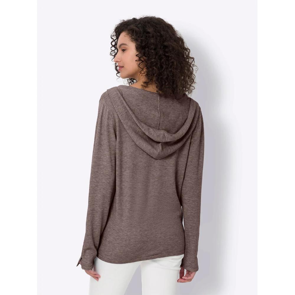 heine Kapuzenstrickjacke Auslauf