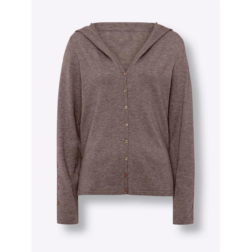 heine Kapuzenstrickjacke Auslauf