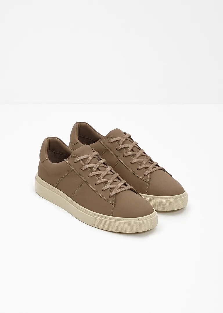 bonprix Modischer Sneaker für den Alltag - braun - Herren Muttertagsangebot