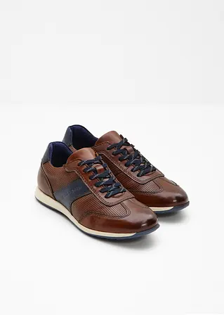 bonprix Robuster Bugatti Sneaker aus Leder - braun - Herren Vatertagsangebot