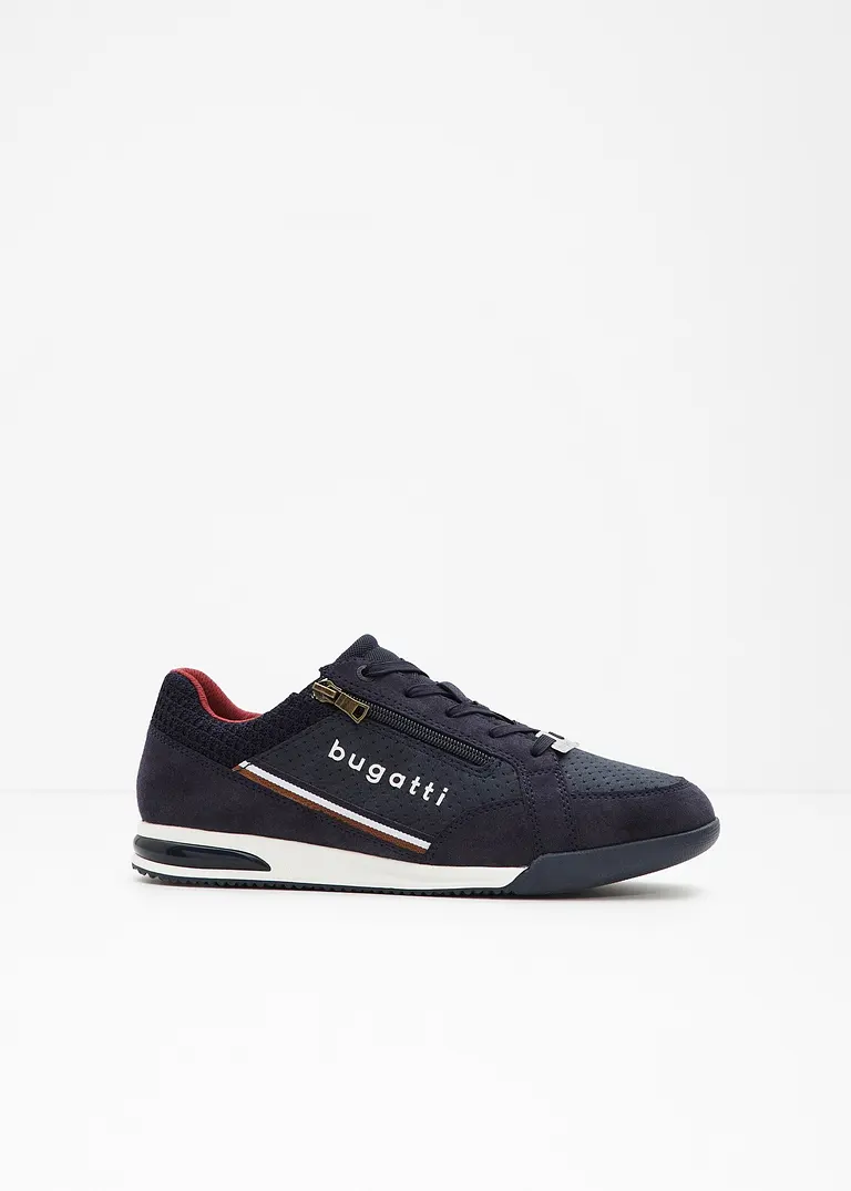 bonprix Lässiger Bugatti Sneaker mit Reißverschluss - blau Valentinstagsangebot