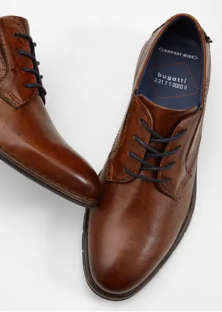 bonprix Eleganter Bugatti Schnürschuh aus Leder - braun Jubiläumsangebot