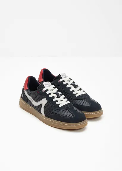 bonprix Modischer Herren-Sneaker von Mustang - blau - Herren Heißer Verkauf