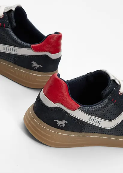 bonprix Modischer Herren-Sneaker von Mustang - blau - Herren Heißer Verkauf