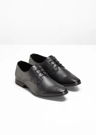 bonprix Klassischer Herren-Schnürschuh in eleganter Optik - schwarz Top Angebot
