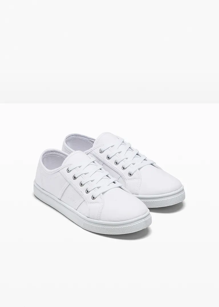 bonprix Modischer Sneaker mit Regenbogen Detail - weiß - Damen Zeitlich begrenztes Angebot