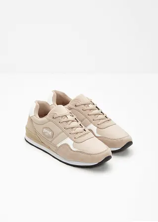 bonprix Sportlicher Sneaker mit Schnürung - beige - Herren Kauf eins, bekomm eins gratis