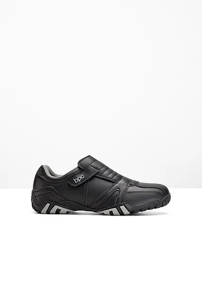 bonprix Lässiger Freizeitslipper für Ihn mit Klettverschluss - schwarz Kostenlose Rückgabe