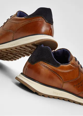 bonprix Eleganter Bugatti Sneaker aus Leder - braun - Herren Zeitbegrenzte Promotion