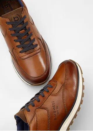 bonprix Eleganter Bugatti Sneaker aus Leder - braun - Herren Zeitbegrenzte Promotion