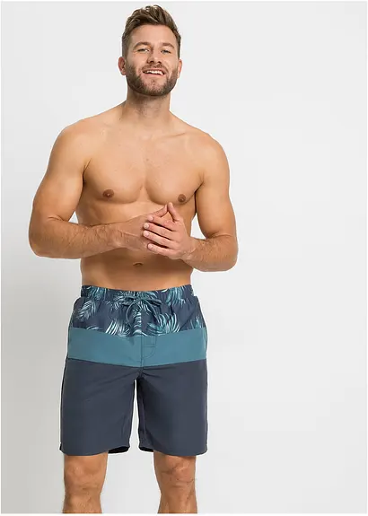 bonprix Sportliche Badeshorts - blau - Herren Riesige Rabatte