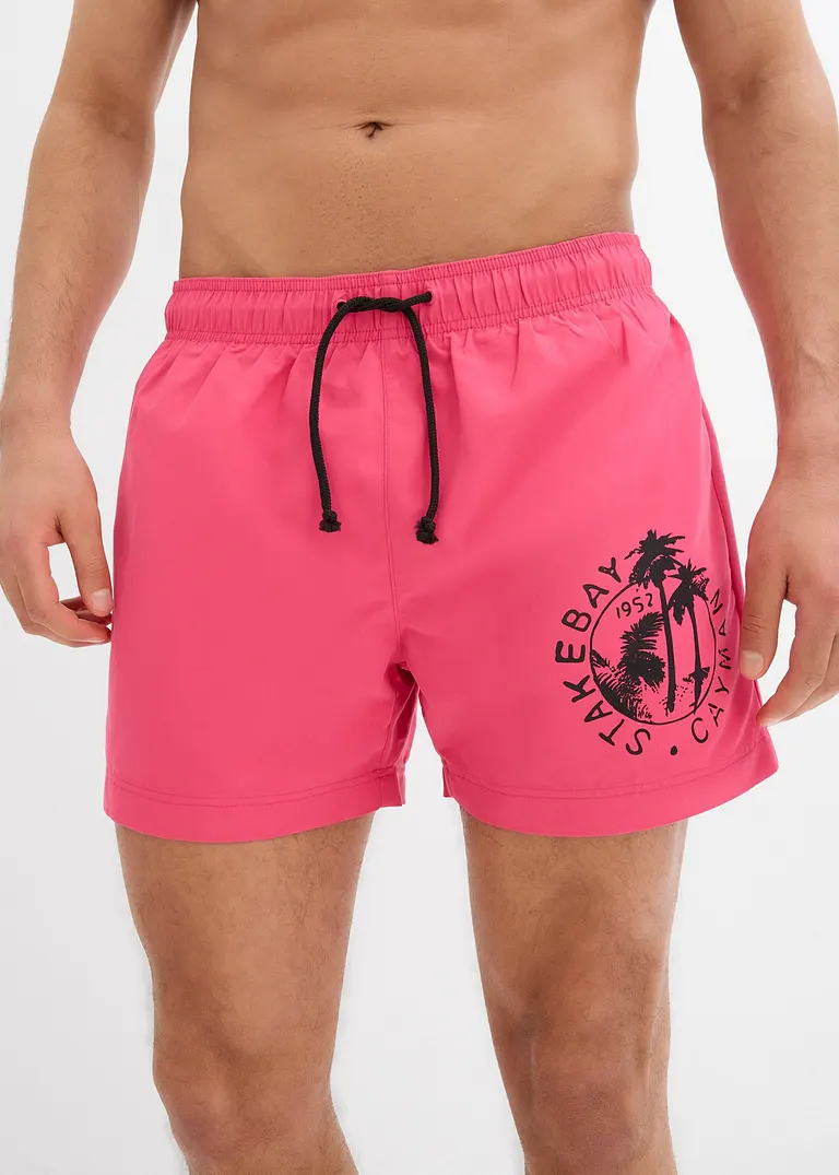 bonprix Sommerliche Badeshorts mit einer Tasche hinten. - pink Fabrikladen