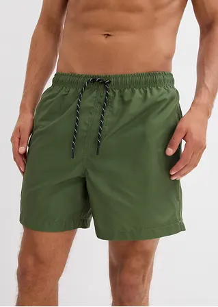 bonprix Modische Badeshorts mit seitlicher Tasche - grün Im Verkauf