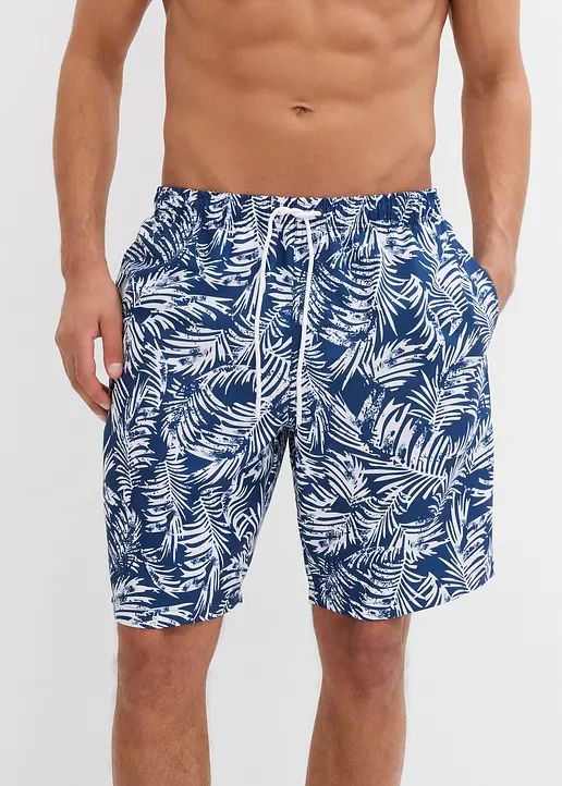 bonprix Modische Badeshorts mit tollem Druck - blau - Herren Rabatte dieses Monats