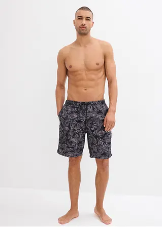 bonprix Modische Badeshorts mit tollem Druck - schwarz - Herren 2025