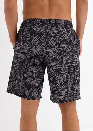 bonprix Modische Badeshorts mit tollem Druck - schwarz - Herren 2025