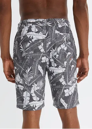 bonprix Sommerlich bedruckte Strand-Bermuda - grau - Herren Online