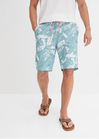 bonprix Sommerlich bedruckte Strand-Bermuda - blau - Herren Auslauf
