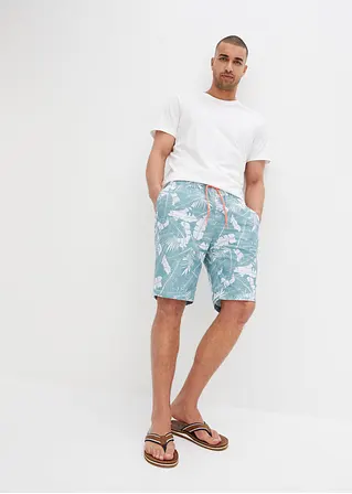 bonprix Sommerlich bedruckte Strand-Bermuda - blau - Herren Auslauf