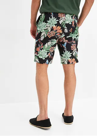 bonprix trendige Strand-Bermuda mit angesagtem Allover-Motiv - schwarz Verkauf