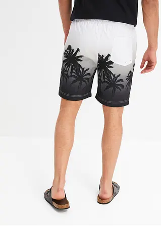 bonprix trendige Strandshorts mit sommerlichem Druckmotiv - weiß - Herren Günstiger Verkauf