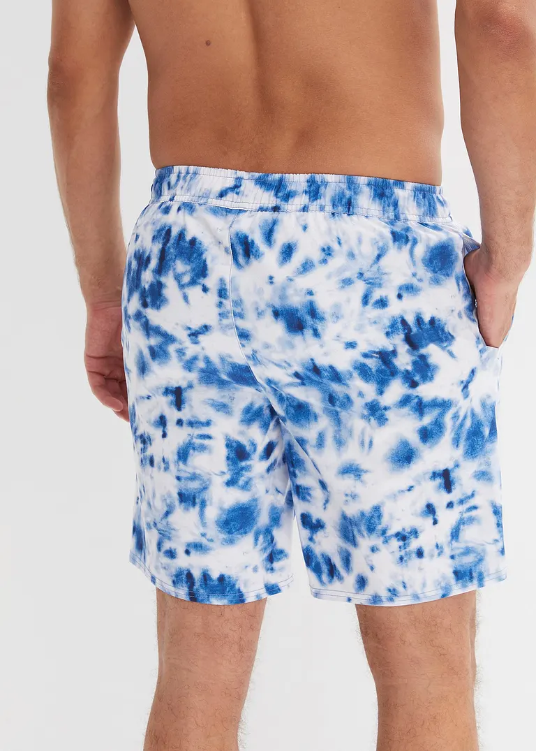 bonprix Schöne Badeshorts mit modischem Print - blau - Herren Meist gekauft