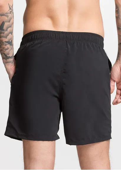 bonprix Sportive Badeshorts in unifarbenem Design - schwarz Limitierter Zeitrabatt