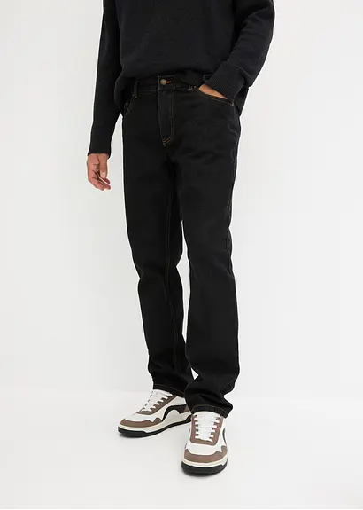 bonprix Regular Fit Jeans aus Denim ohne Stretchanteil im 5-Pocket-Style Preisnachlass