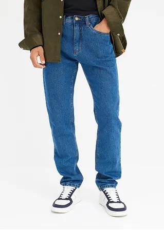 bonprix Jeans Classic Fit Straight: immer gut gekleidet - blau U-Größe Weihnachtsangebot