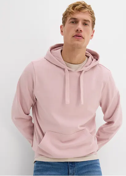 bonprix Bequemes Herren Sweatshirt mit sportiver Kapuze - lila Jubiläumsangebot