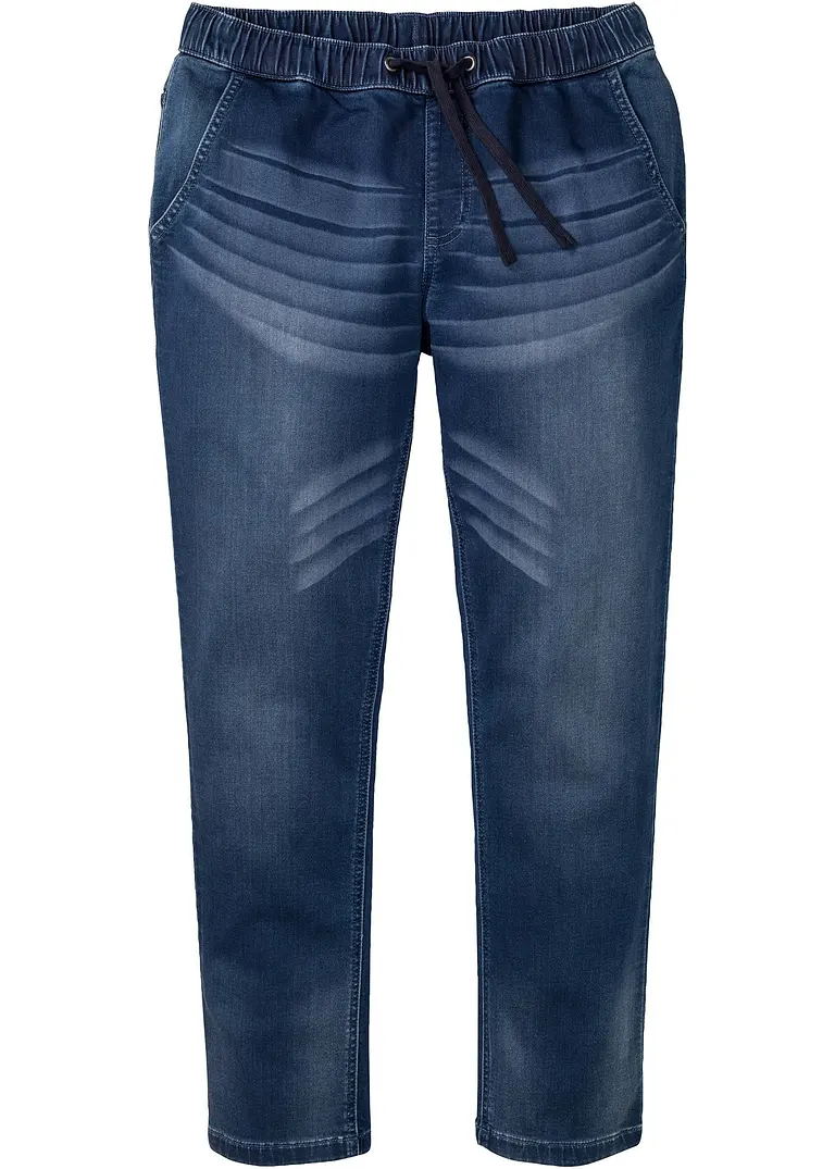 bonprix Superlässige Regular Fit Sweat-Jeans mit Gummibund Blitzangebot